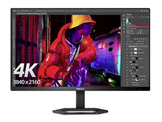飞利浦（PHILIPS）32英寸4K超清显示器办公作图专用高清电脑屏32E1N5800L 32E1N5800L  4K超清/升降旋转/HDR1