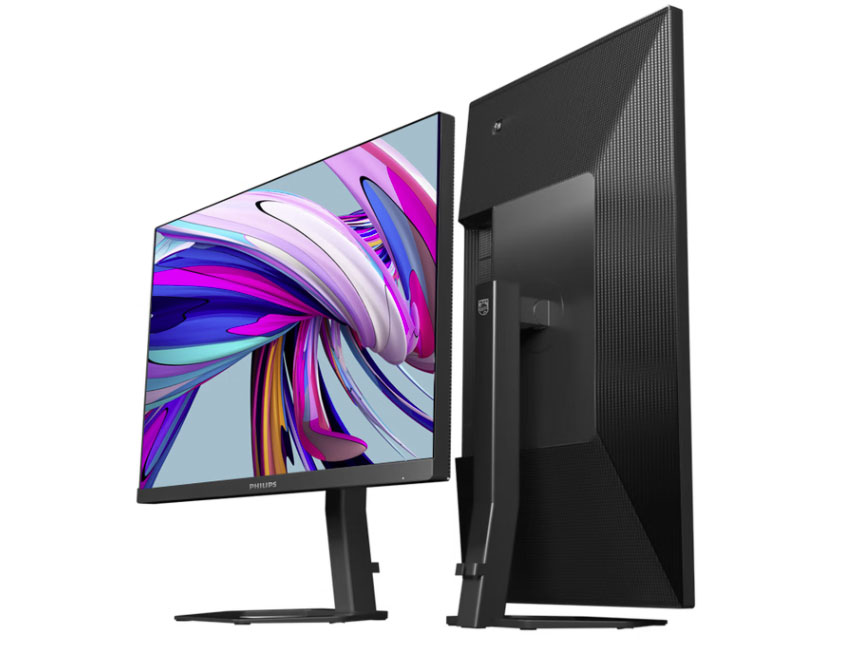 飞利浦23.8英寸 2K 100Hz IPS 8bit HDR 爱眼低蓝光节能 HDMI+DP旋转升降 高刷娱乐办公显示器24E1N5500B