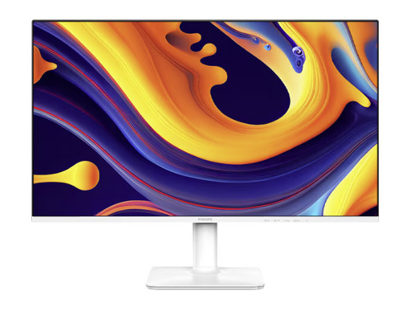 飞利浦（PHILIPS）23.8英寸 IPS 原生120Hz 4ms 300nit 低蓝光不闪屏 HDMI+VGA 节能认证 支持壁挂 办公游戏显示器 27英寸 白色 27E2N2100W