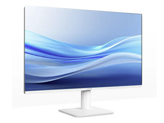 飞利浦（PHILIPS）23.8英寸 LGD-IPS 100Hz 全高清节能认证低蓝光显示屏 VGA/HDMI 商用办公电脑显示器 24E2N2100W 白色 120Hz