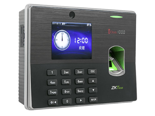 ZKTECO 熵基 iClock1000指纹拍照考勤机