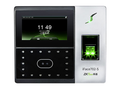 ZKTECO 熵基 人脸识别考勤机iFace702-S